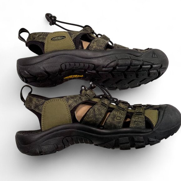 Keen Newport H2 Sandals Mens Size 8 – Olive Black – NEW‎ in Box